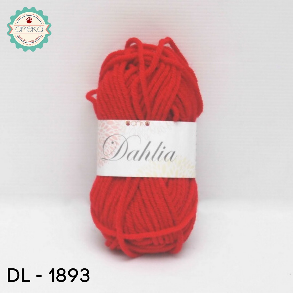 Benang Rajut Karpet Dahlia / Carpet Yarn - 1893 ( Merah Cabe )