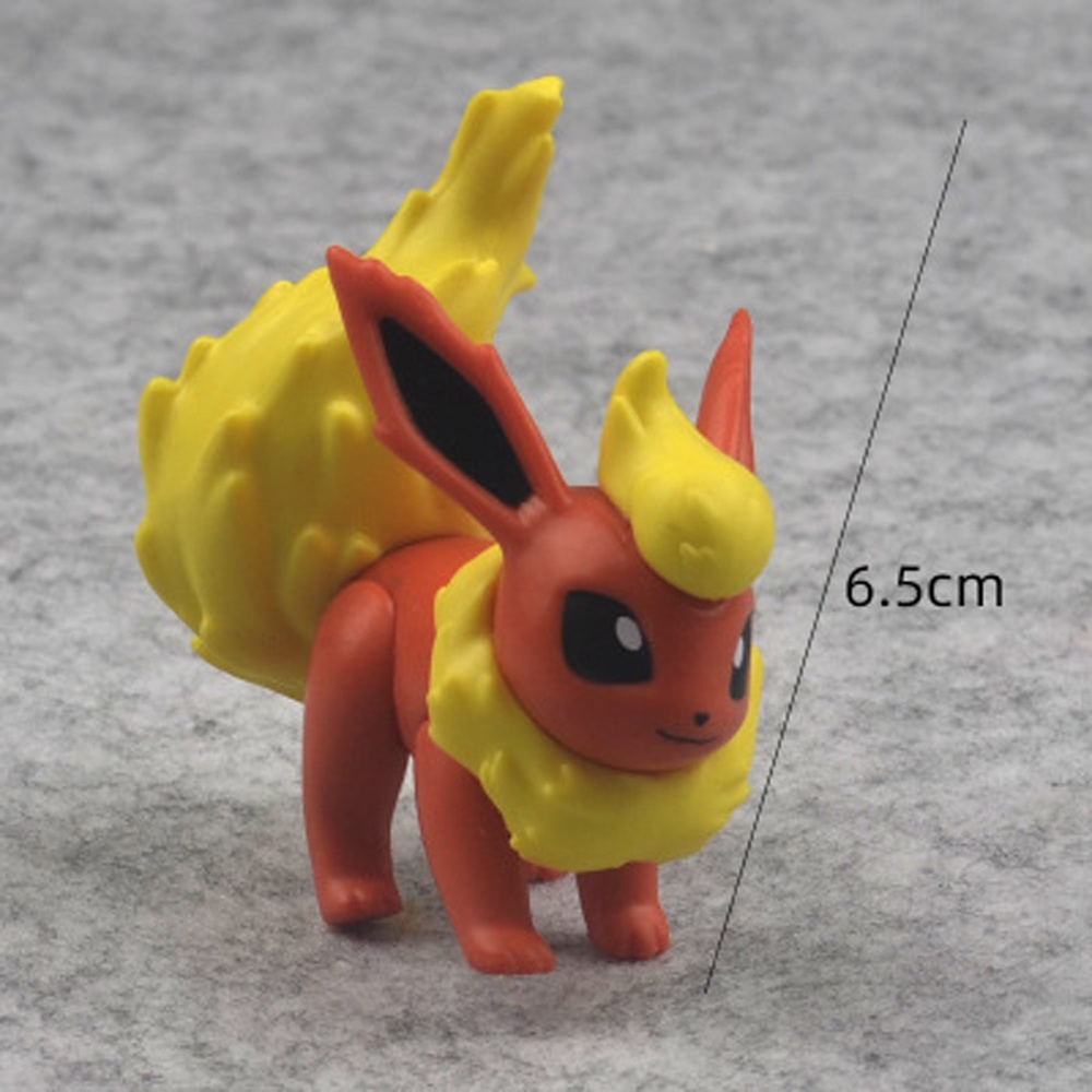 QUINTON Anime Pikachu Figures Litten Action Figures Pokemon Figures Vulpix Squirtle Figures Dolls Collection Eevee 3-9cm Model Toys