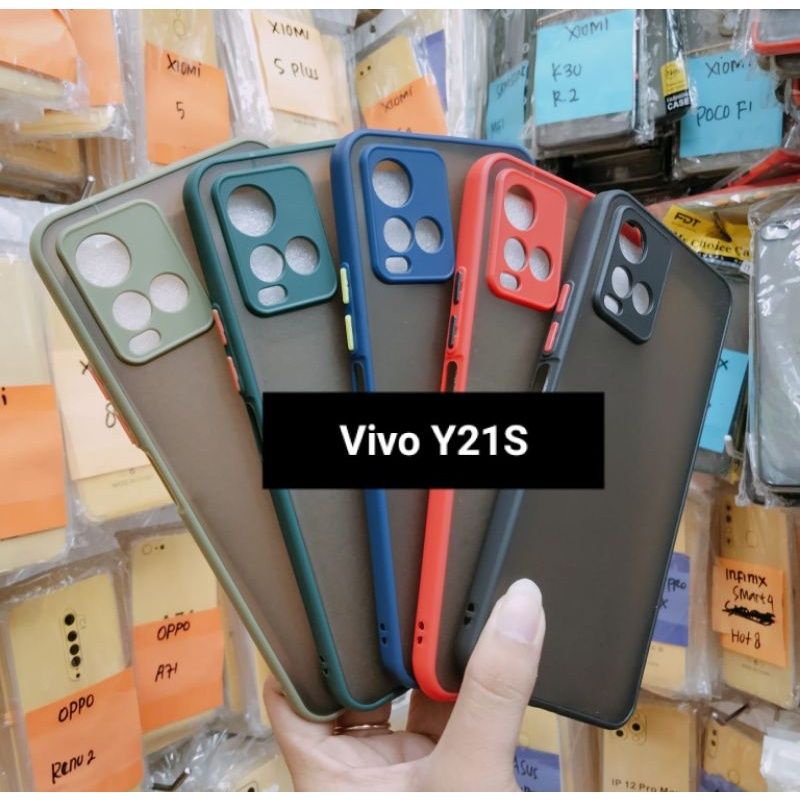 Soft Case Dove Vivo Y21S Pelindung Camera