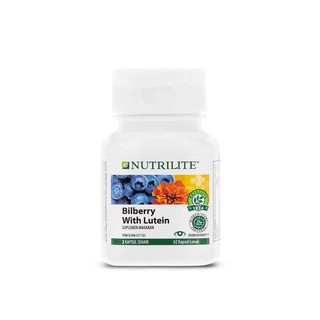 TNI 62 Kapsul Lunak AMWAY Nutrilite Bilberry with Lutein