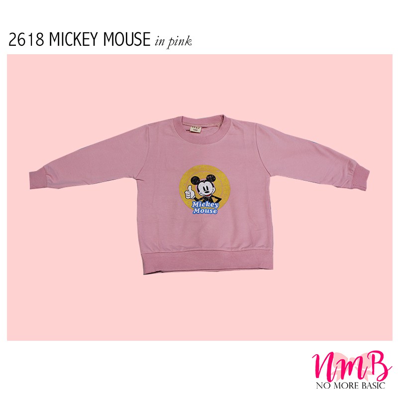 Kids Sweater 2618 Mickey Mouse - Baju Lengan Panjang Anak