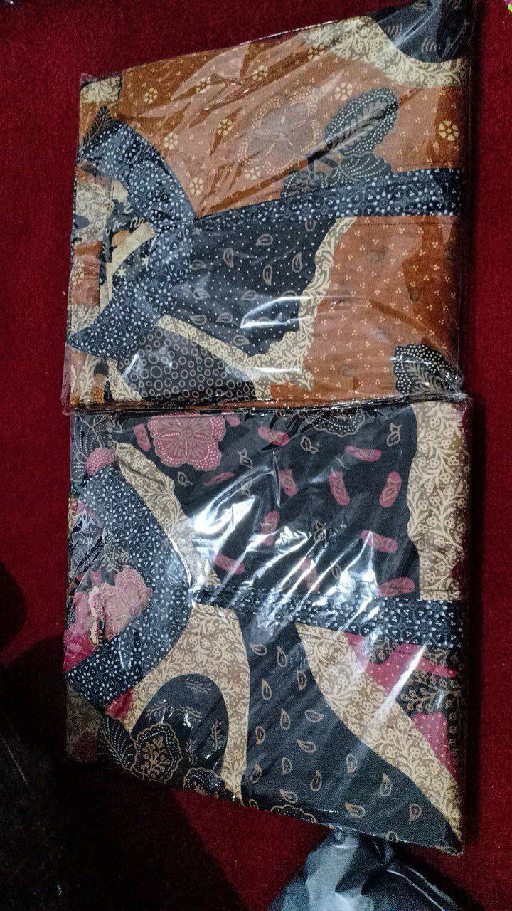 Maura Couple - Sania Ruffle Batik Couple | Batik Couple Modern | Gamis | Batik Couple Gamis