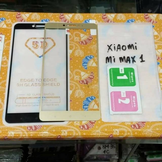 Tempered glass full xiaomi mi max 1 redmi max 1 kaca gorila glass full