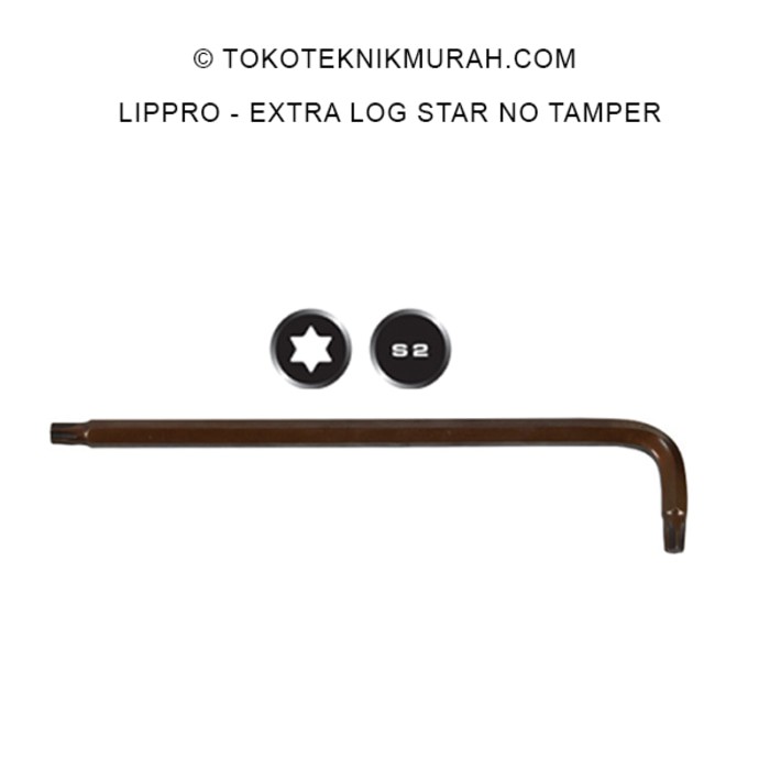 Lippro 163-T50 Kunci L Bintang Extra Long Star T50