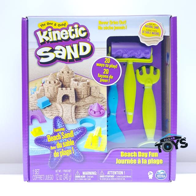 kinetic sand beach day fun playset