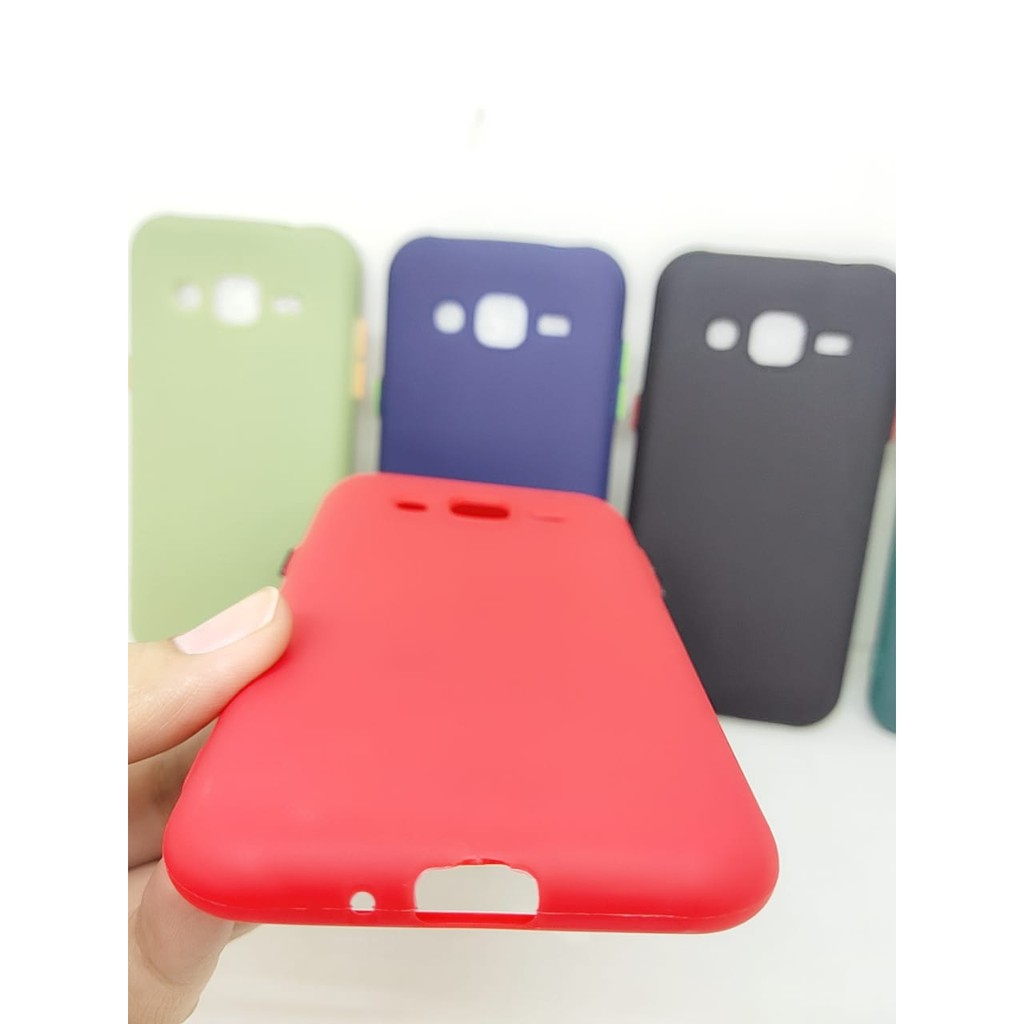 SMPC TPU Candy Samsung J2 J200F 2015 4.7 inch SoftCase Macaron Protection Camera Tombol Warna