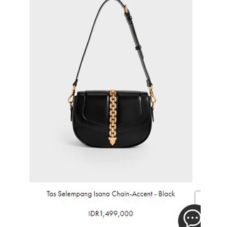 Tas CnK Isana Chain Black ORI