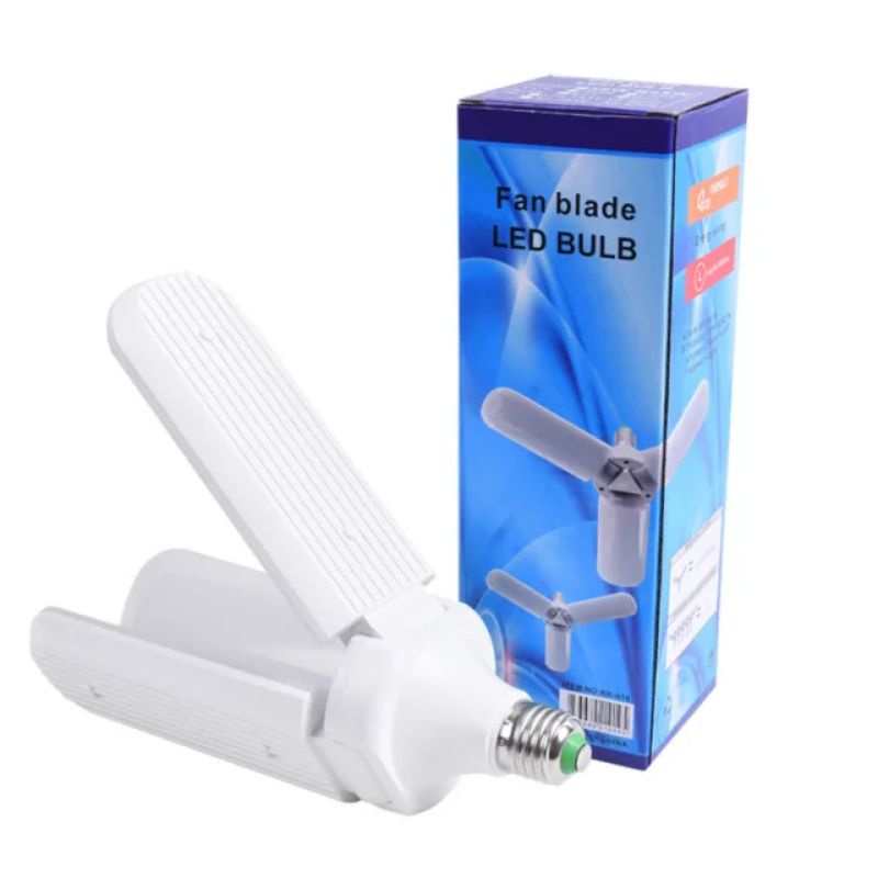 Lampu Bohlam LED E27 45W Model Daun Fan Blade Bulb Super Terang