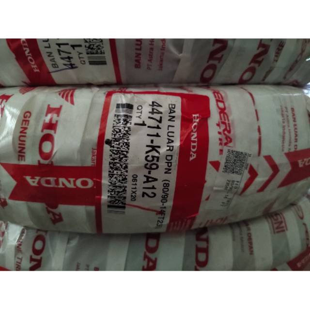 Ban luar depan vario/beat tubless k59