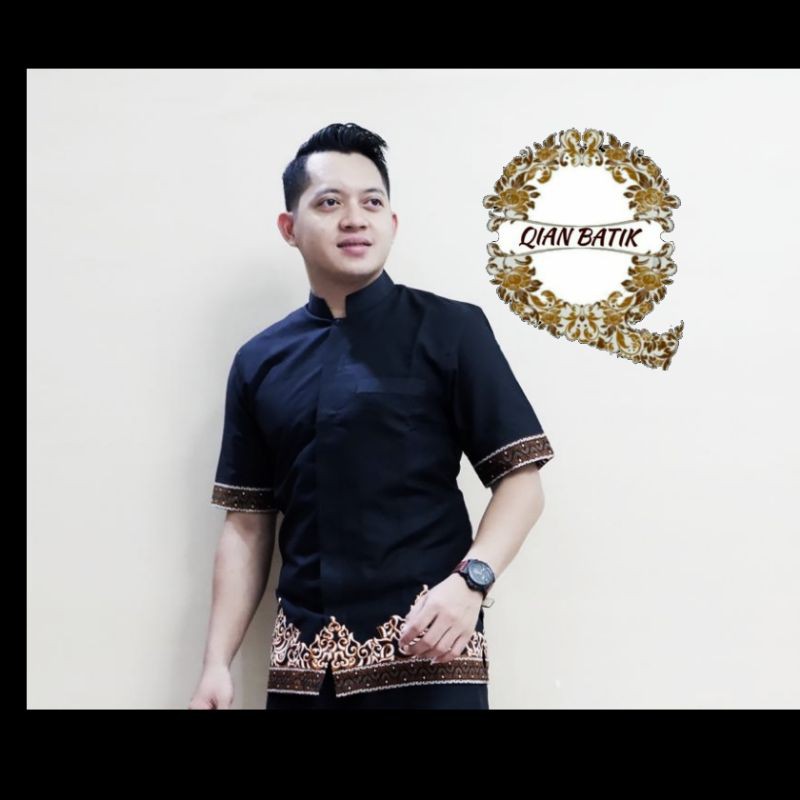 BAJU KOKO, KEMEJA PRIA BATIK SOLO TRENDY