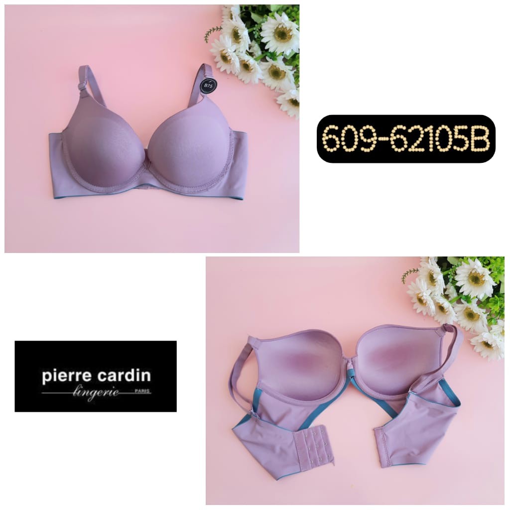 PIERRE CARDIN BRA SEAMLESS PUSH UP BERKAWAT SIZE 34B WARNA PURPLE 609-62105B