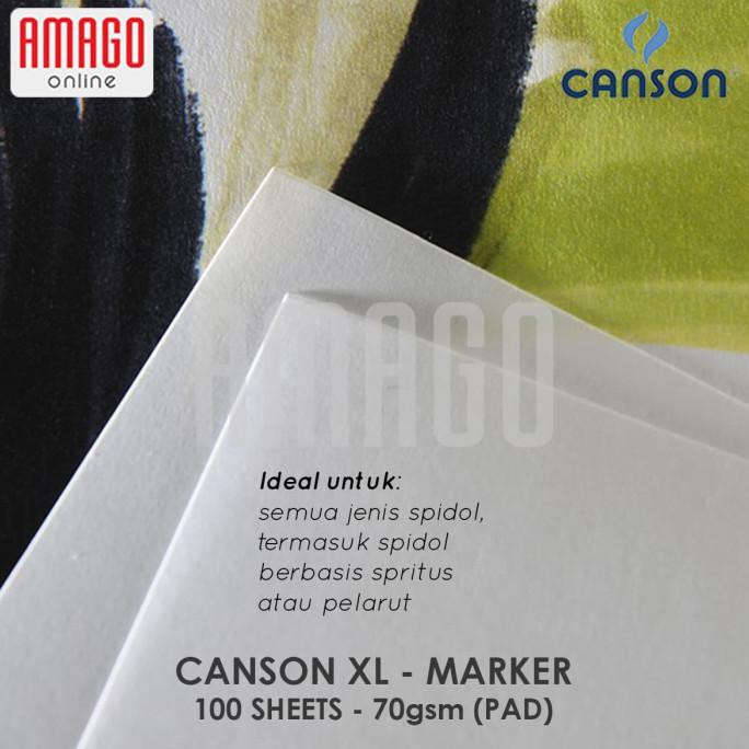 

Cantik Canson Xl - Marker - 100 Sheets - A4 - 70G (Pad) - 200297236 Hot Sale