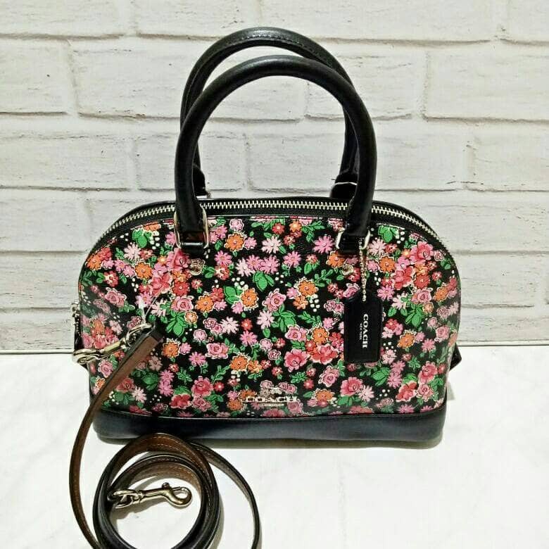 Coach Mini Sierra Floral Multi. Tas Coach Original