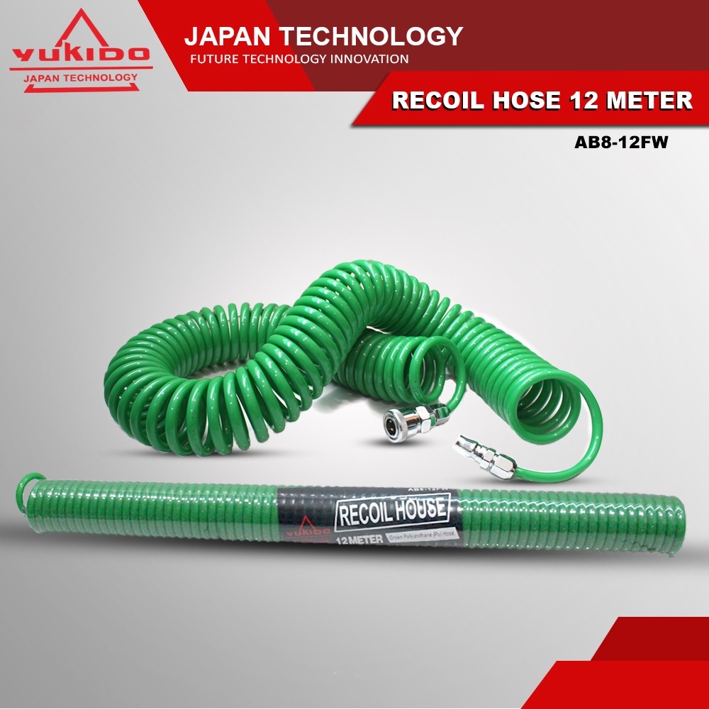 TERMURAH Recoil Hose 9 Meter - Selang kompresor spiral 9 Meter YUKIDO