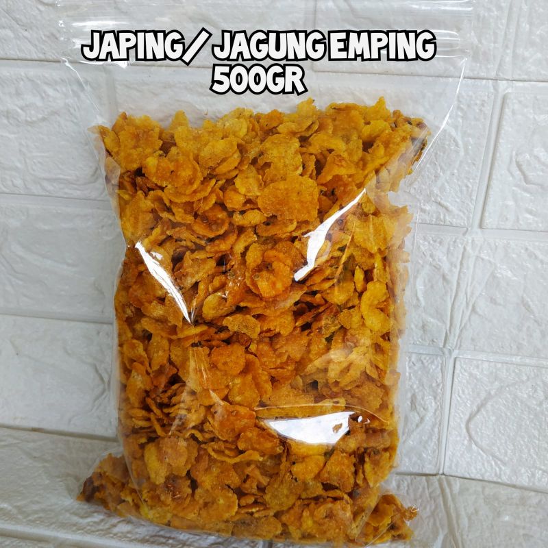

japing / jagung emping 500 gr