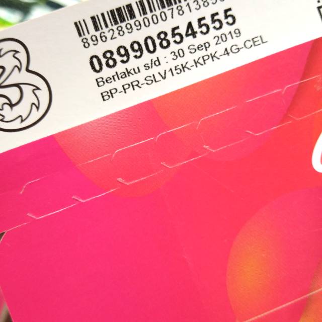 Nomor Cantik Three 11 Digit ekor triple 5