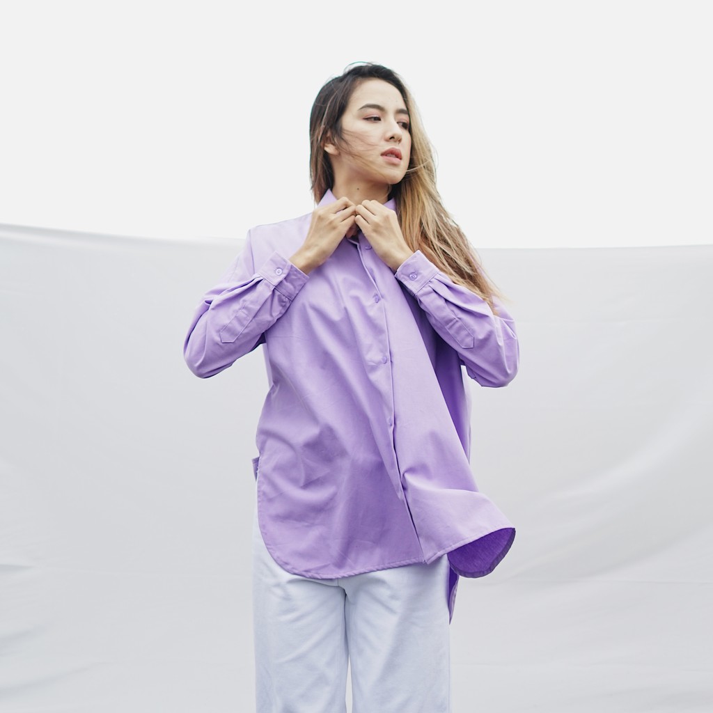 Wearsidd Oversized Shirt — Lilac