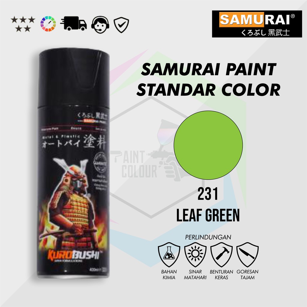 Samurai Paint 231 Leaf Green Cat Semprot