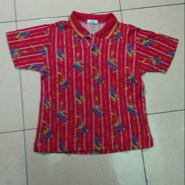 Kaos kerah anak UK 7-8 thn, ORI crocodile second