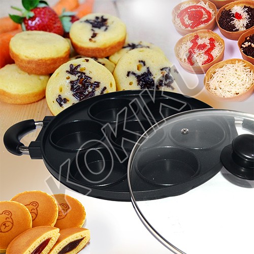 Cetakan Martabak Mini - Dorayaki - Kue Cubit - Teflon - Anti Lengket