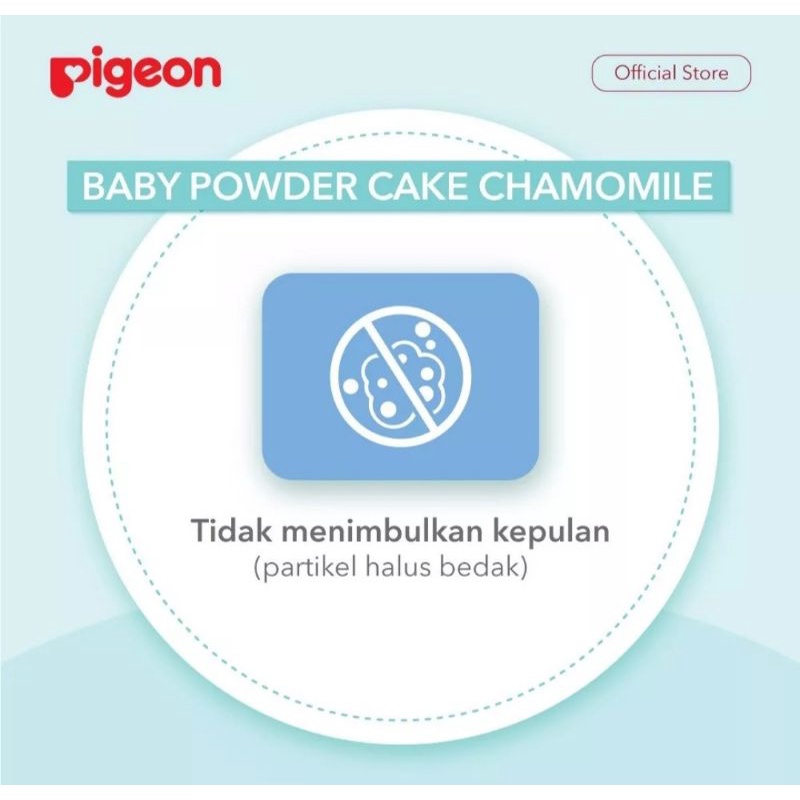 pigeon baby compact powder cake reffil+puff 45 gr 45gr/ pigeon bedak bayi padat reffil 45 gr