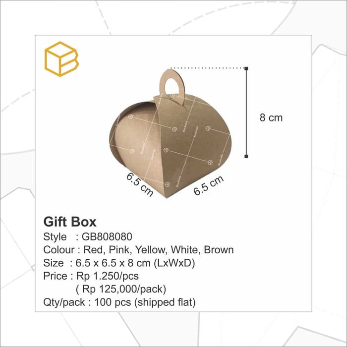 

Langsung Order GB808080 | Box. Dus. Kemasan. Packaging. Gift Box. Souvenir Box terbaik