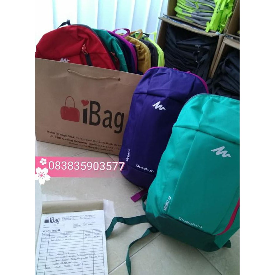Jual - Harga reseller tas ransel decathlon original arpenaz quechua 10 L ko