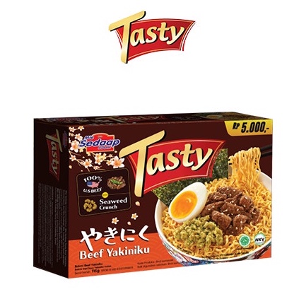 

Sedaap Mie Tasty Beef Yakiniku Bag 115gr