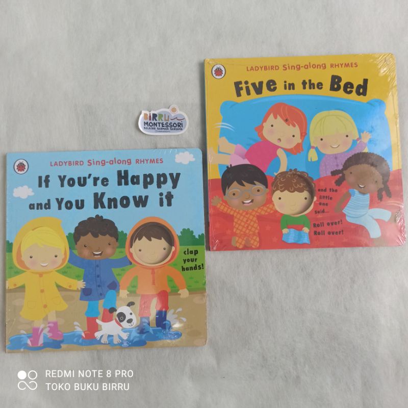 boardbook import BBW/ ladybird sing along rhymes / five in the bed & if you're happy