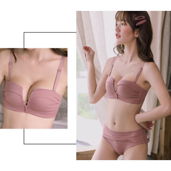 HUES.ID BH Bra Push Up Style Pakaian Dalam Wanita High Quality 9017