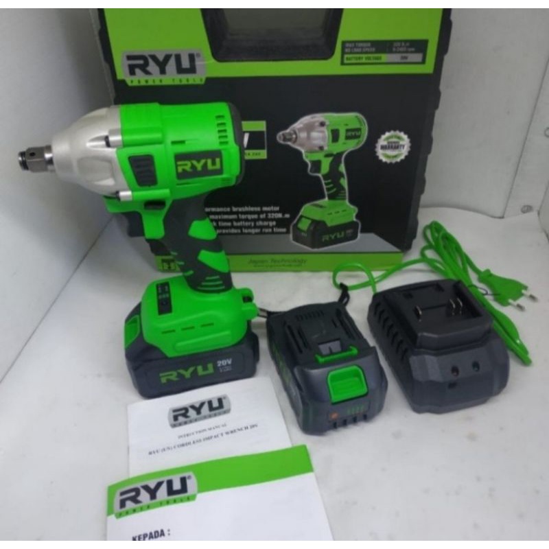 Impact baterai RYU RCW 20 volt