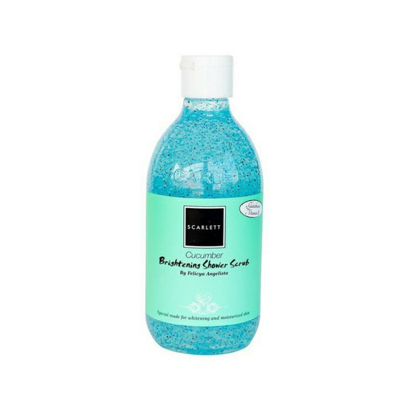 Scarlett Whitening Shower Scrub (SABUN BOTOL)