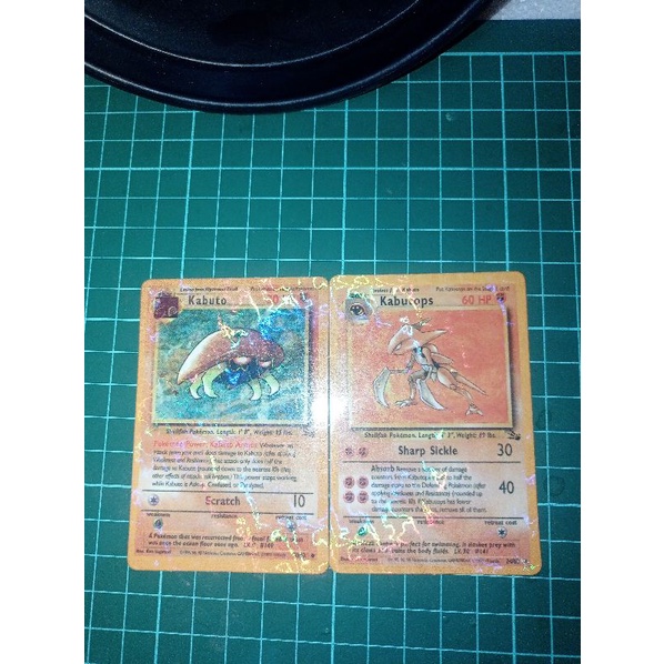 kartu pokemon fossil vintage 1999