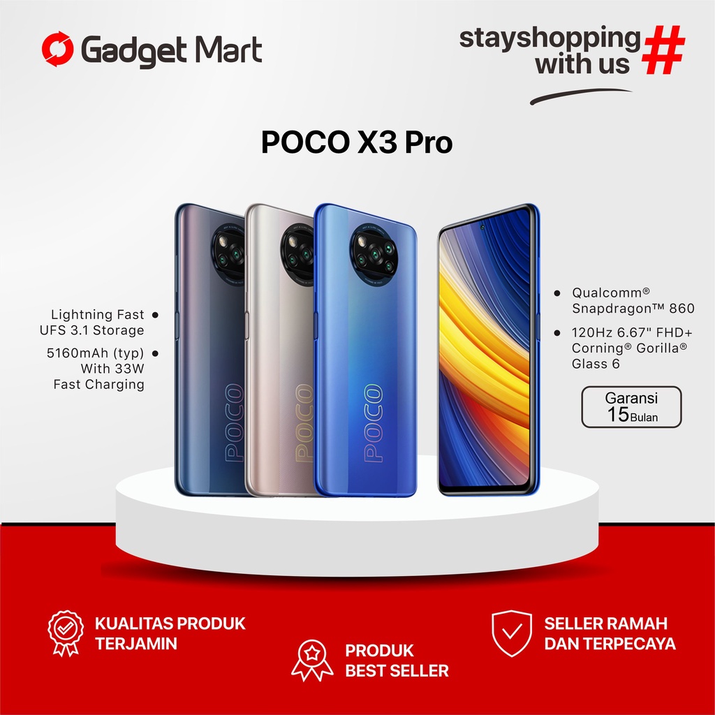 XIAOMI POCO X3 PRO GARANSI RESMI