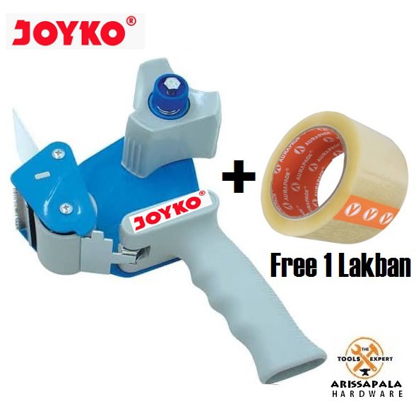 

Tape Cutter Lakban Dispenser JOYKO free 1 roll lakban Tape Cutter Gratis 1 Roll Lakban