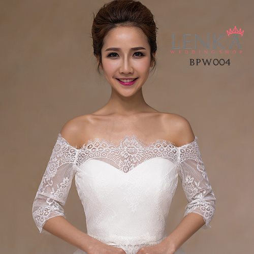 [BISA COD] BOLERO PESTA LACE BROKAT PERNIKAHAN PESTA WANITA MODERN BPW004