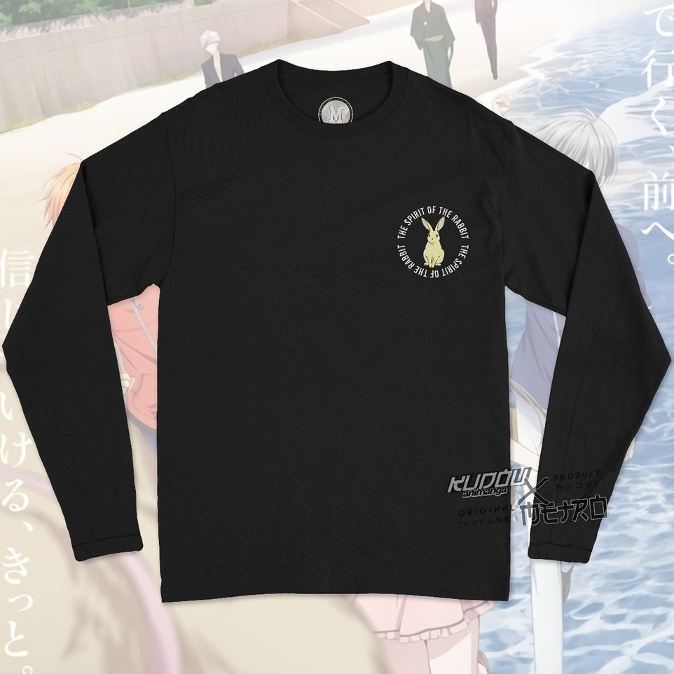 Longsleeve Sohma Momiji Anime Fruits Basket Character Manga Kaos Lengan Panjang Cotton Combed 24s Premium