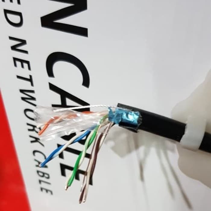 Eceran Outdoor Kabel LAN Vascolink FTP Cat.5e CCA 305m Black | Cat5e