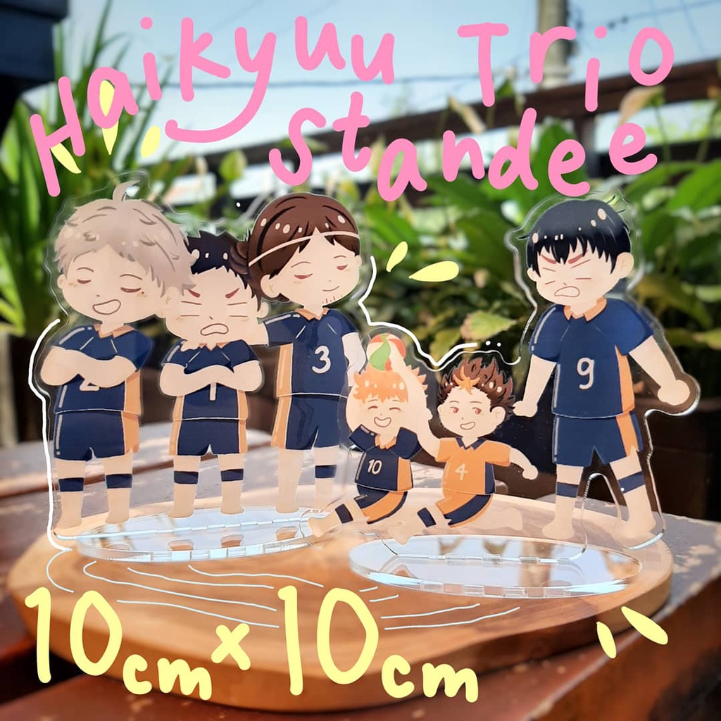 Haikyuu Trio Standee | Anime Haikyuu Merch Hinata Kageyama Nishinoya Asahi Daichi Sugawara