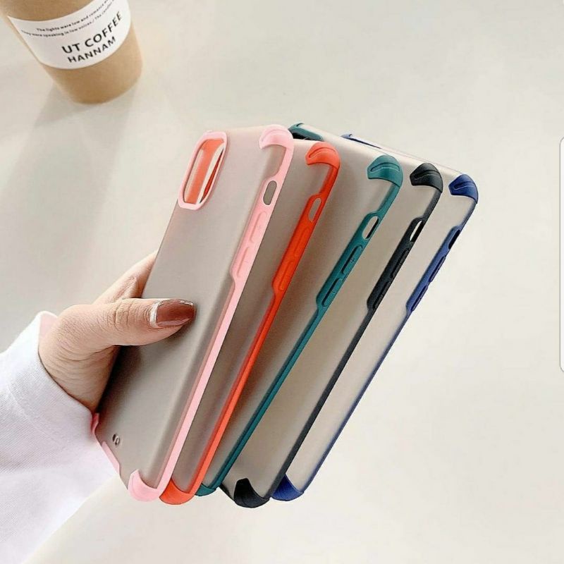 Case doff transparan Infinix Hot 10/Hot 10 Play/Hot 9 Paly/Hot 9/Hot 8/Note 7