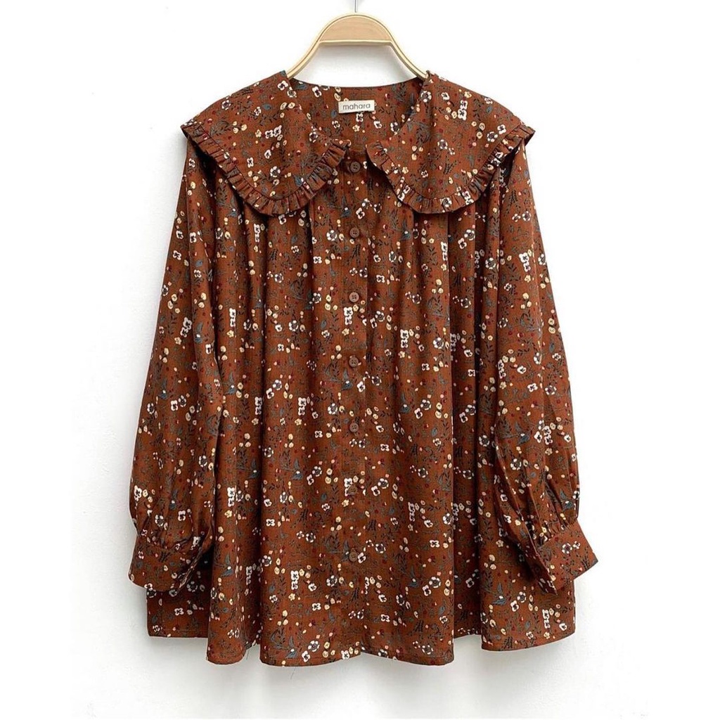 Bisa COD  MALINA BLOUSE By Mahara.Id