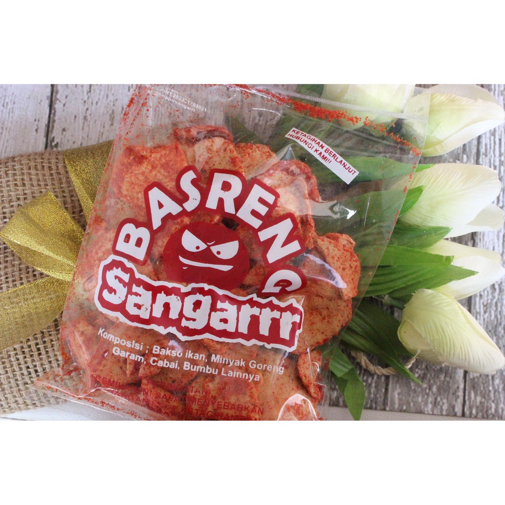 

Basreng Sangarrr Pedas Asin 200gr Khas Jawa Barat