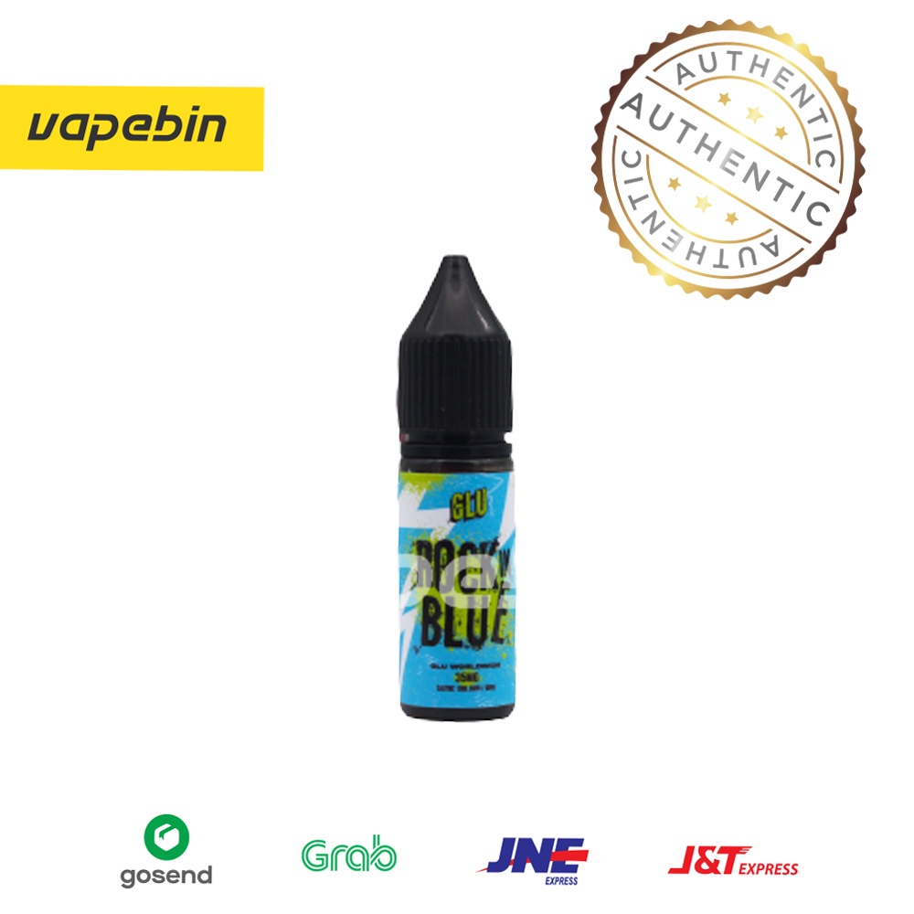 LIQUID GLU ROCK IN BLUE SALT NIC - LIQUID GLU SALTNIC 15ML - 35MG