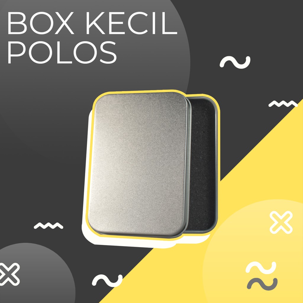 (BISA COD) BOX KECIL SILVER