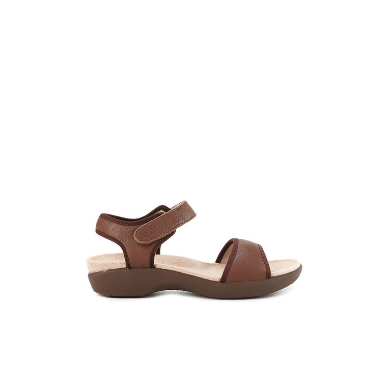 SANDAL KULIT HUSH PUPPIES WANITA ORIGINAL SLINGBACK CASUAL COKLAT HW45