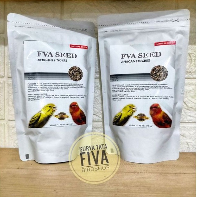 Pakan Kenari FVA SEED African Finches pakan burung kenari Ys/F3/F2/F1/AF/LS untuk macet bunyi dan ku