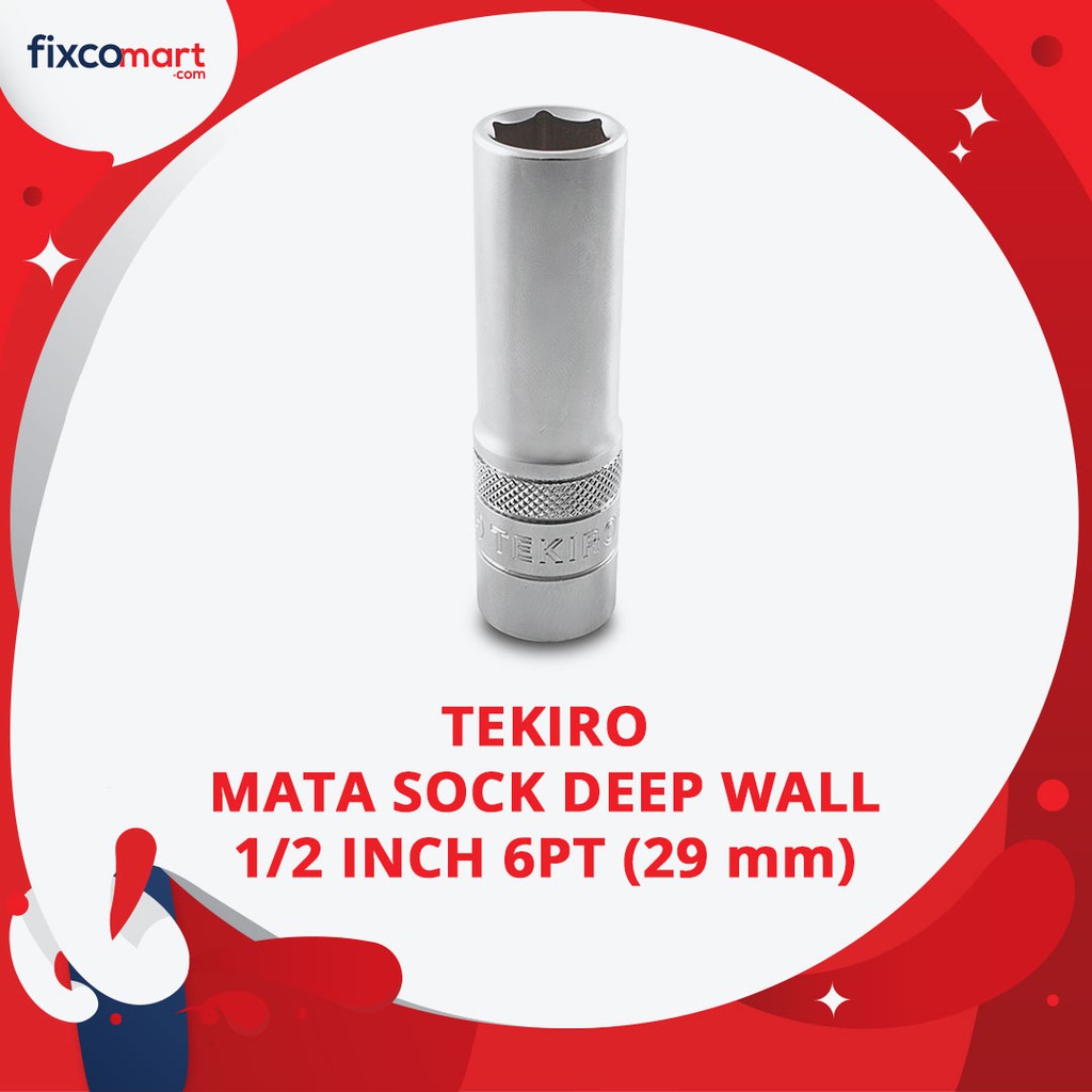 Tekiro Mata Sock Deep Waal 1/2 Inch 29 Mm 6Pt