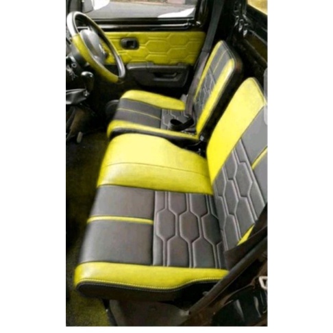 sarung jok bungkus jok mobil Daihatsu grand max pik up standar motif