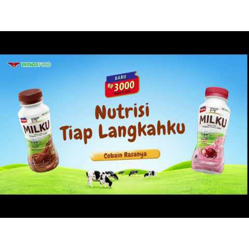 

susu milku UHT sangat bergizi 200ml