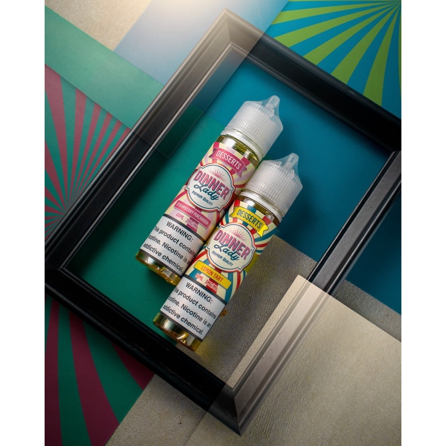 DINNER LADY 60ML LEMON TART STRAWBERRY MACAROON USA - AUTHENTIC